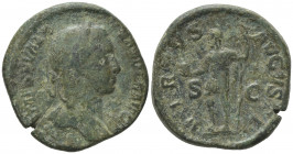 Severus Alexander (222-235). Æ Sestertius (29mm, 17.70g). Rome - R/ Virtus. Fine