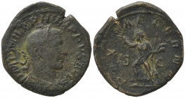 Philip I (244-249). Æ Sestertius (32mm, 20.61g). Rome - R/ Pax. Good Fine