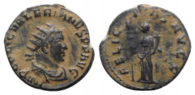 Valerian I (253-260). AR Antoninianus (20mm, 3.05g, 12h). Antioch - R/ Felicitas. Good Fine - near VF