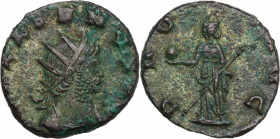 Gallienus (253-268). Antoninianus (17.5mm, 2.80g). Rome - R/ Providentia. Near VF