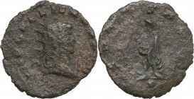 Gallienus (253-268). Antoninianus (21.5mm, 2.10g). Mediolanum - R/ Asclepius. Fair - Fine