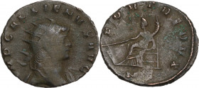 Gallienus (253-268). Antoninianus (21mm, 3.10g). Mediolanum - R/ Fortuna. Good Fine - near VF