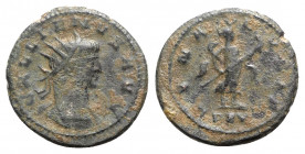 Gallienus (253-268). Antoninianus (21mm, 3.68g, 11h). Antioch - R/ Diana. Good Fine