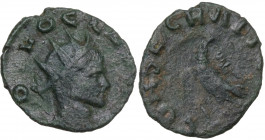 Divus Claudius II (died AD 270). Radiate (17.5mm, 1.50g). Rome - R/ Eagle. Good Fine