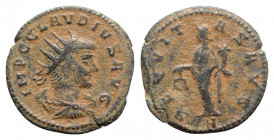 Claudius II (268-270). Radiate (21mm, 2.90g, 11h). Antioch - R/ Aequitas. Near VF