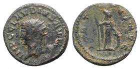 Claudius II (268-270). Radiate (20mm, 3.29g, 6h). Antioch - R/ Virtus. Good Fine