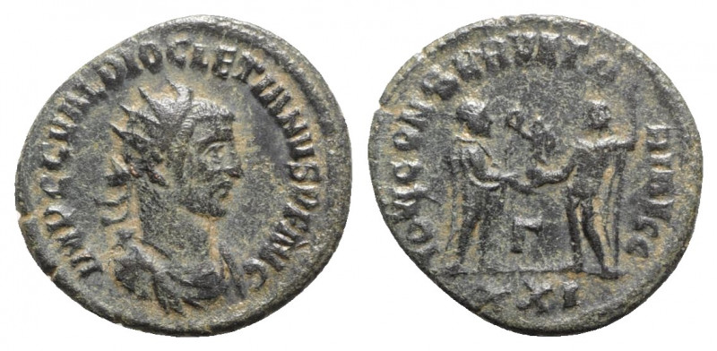 Diocletian (284-305). Radiate (21mm, 3.83g, 6h). Antioch. Near VF