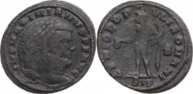 Maximianus (286-305). Follis (29.5mm, 9.80g). Siscia - R/ Genius. Good Fine