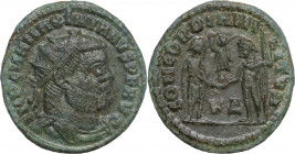 Maximianus (286-305). Radiate (21.5mm, 2.80g). Cyzicus. Near VF