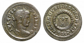 Crispus (Caesar, 316-326). Æ Follis (19mm, 3.05g, 6h). Lugdunum. VF - Good VF