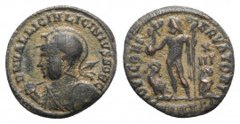 Licinius II (Caesar, 317-324). Æ Follis (19mm, 3.03g, 12h). Antioch - R/ Jupiter. Good Fine