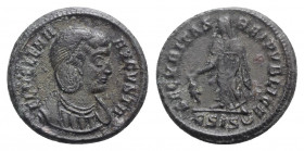 Helena (Augusta, 324-328/30). Æ Follis (19mm, 3.47g, 6h). Siscia. VF