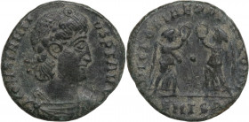 Constantius II (337-361). Æ (15.5mm, 1.80g). Thessalonica - R/ Victories. Near VF