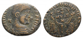 Magnentius (350-353). Æ (21mm, 5.90g, 7h). R/ Victories. Good Fine - near VF