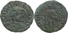 Barbarous Follis, imitating Constantius II or Constantius Gallus. Æ (20.5mm, 2.80g). Good Fine - near VF