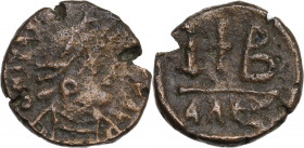 Justin I or II ? (518-578). Æ 12 Nummi (15mm, 2.60). Alexandria. Good Fine