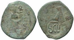 Heraclius (610-641). Æ 40 Nummi (30mm, 12.01g). Syracuse. Good Fine - near VF