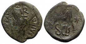 Heraclius (610-641). Æ 40 Nummi (31mm, 11.79g). Syracuse. Near VF
