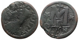 Heraclius (610-641). Æ 40 Nummi (34mm, 16.31g). Syracuse. Near VF