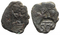 Heraclius (610-641). Æ 40 Nummi (29mm, 10.66g). Syracuse. Near VF