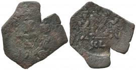 Constans II (641-668). Æ 40 Nummi (23.5mm, 2.33g). Syracuse. Good Fine