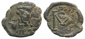 Constans II (641-668). Æ 40 Nummi (25mm, 4.33g, 6h). Syracuse. Near VF