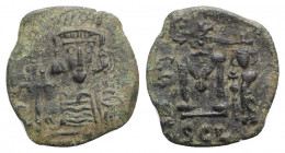 Constantine IV (668-685). Æ 40 Nummi (21mm, 2.85g, 6h). Syracuse. Good Fine - near VF