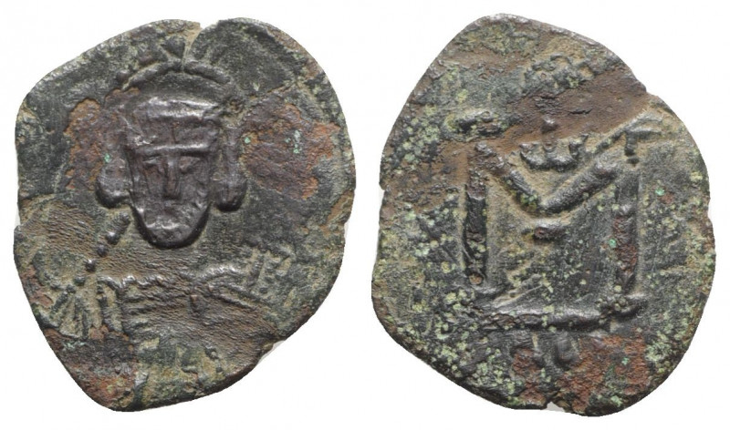 Constantine IV (668-685). Æ 40 Nummi (27mm, 3.94g, 6h). Syracuse. Good Fine - ne...