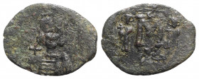 Constantine IV (668-685). Æ 40 Nummi (27mm, 3.04g, 6h). Syracuse. Good Fine