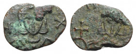 Michael I and Theophylactus (811-813). Æ 40 Nummi (17mm, 1.62g, 6h). Syracuse. Near VF