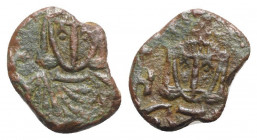 Michael I and Theophylactus (811-813). Æ 40 Nummi (17mm, 2.42g, 6h). Syracuse. Near VF