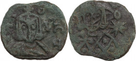 Leo V and Constantine (813-820). Æ 40 Nummi (18.5mm, 3.30g). Syracuse. Good Fine - near VF