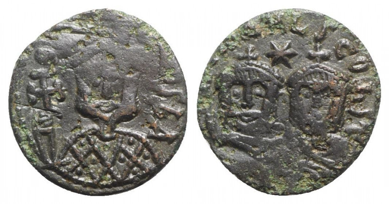 Theophilus (829-842). Æ 40 Nummi (20mm, 2.50g, 6h). Syracuse. Good Fine - near V...