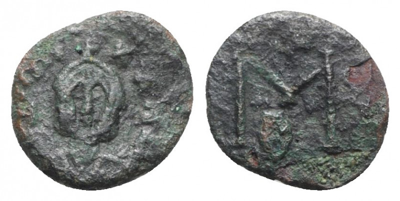 Michael III (842-867). Æ 40 Nummi (16mm, 1.90g, 6h). Syracuse. Good Fine