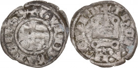 Principality of Achaea. Gui II de La Roche (1287-1308). BI Denier (19.5mm, 0.60g). Good Fine