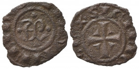 Italy, Brindisi. Manfredi (1258-1266). BI Denaro (13mm, 0.54g). Near VF
