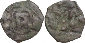 Italy, Lucca. Enrico III, IV or V (1039-1125). AR Denaro (15mm, 0.60g). Fine