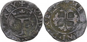 Italy, Milano. Francesco I d'Angouleme (1515-1521). BI Trillina (15mm, 0.70g). Good Fine