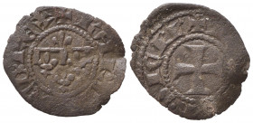 Italy, Napoli. Carlo II d’Angiò (1285-1309). BI Denaro Gherardino (15mm, 0.50g). Near VF