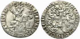 Italy, Napoli. Roberto I d'Angiò (1309-1343). AR Gigliato (26mm, 3.40g). Near VF