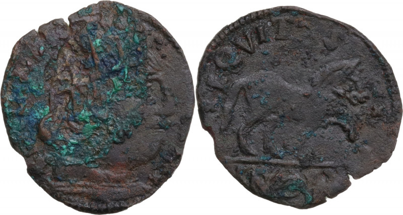 Italy, Napoli. Ferdinando I d’Aragona (1458-1494). Æ Cavallo (18.5mm, 1.40g). Go...