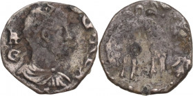 Italy, Napoli. Filippo III (1598-1621). AR Mezzo Carlino (12.5mm, 1.00g). Fine