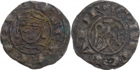 Italy, Sicily, Messina. Enrico VI (1191-1197). BI Denaro (15mm, 0.50g). Near VF