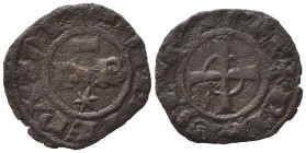 Italy, Sicily, Messina. Federico II (1197-1250). BI Denaro (16.5mm, 0.91g). Good Fine