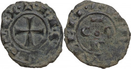 Italy, Sicily, Messina. Corrado I (1250-1254). BI Denaro (16mm, 0.90g). Near VF