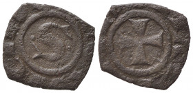 Italy, Sicily, Messina. Manfredi (1258-1266). BI Denaro (12mm, 0.68g). Good Fine