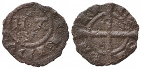 Italy, Sicily, Messina. Manfredi (1258-1266). BI Denaro (13mm, 0.41g). Good Fine