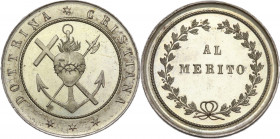 Italy, Devotional Medal, early 20th century. Dottrina Cristiana (28.5mm, 5.60g). Near EF