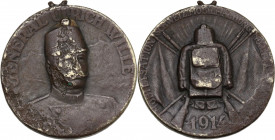 Switzerland, General Ulrich Wille. Medal 1914 (27mm, 9.80g). Good Fine