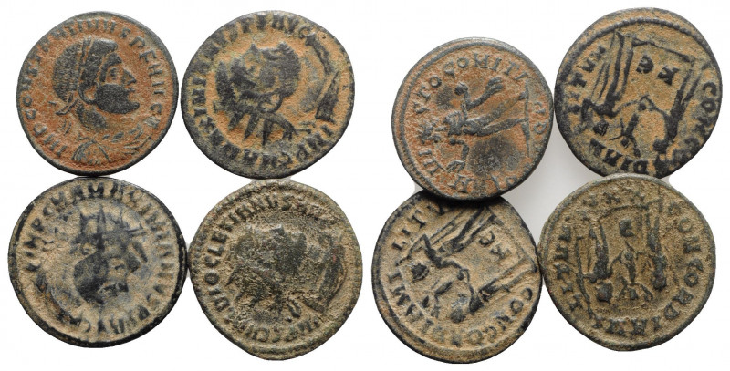 Lot of 4 Roman Imperial Æ coins, to be catalog. Lot sold as is, no return